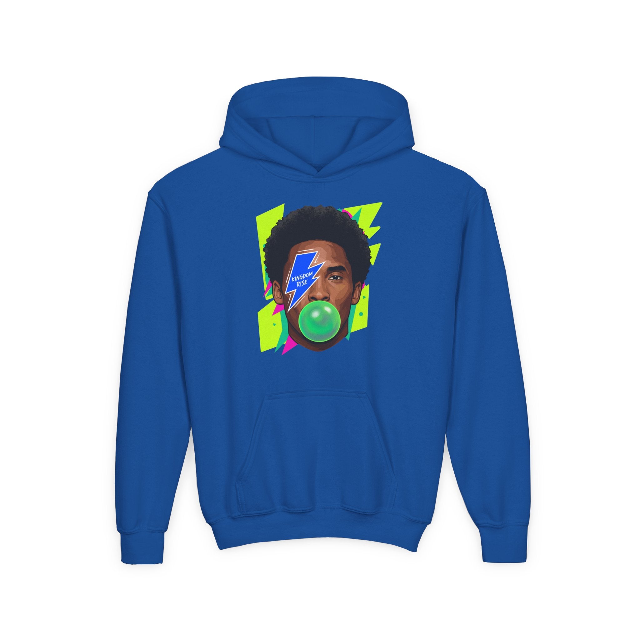 Youth Kobe Bubblegum Lightning Bolt Hoodie - Pixie Sleeze
