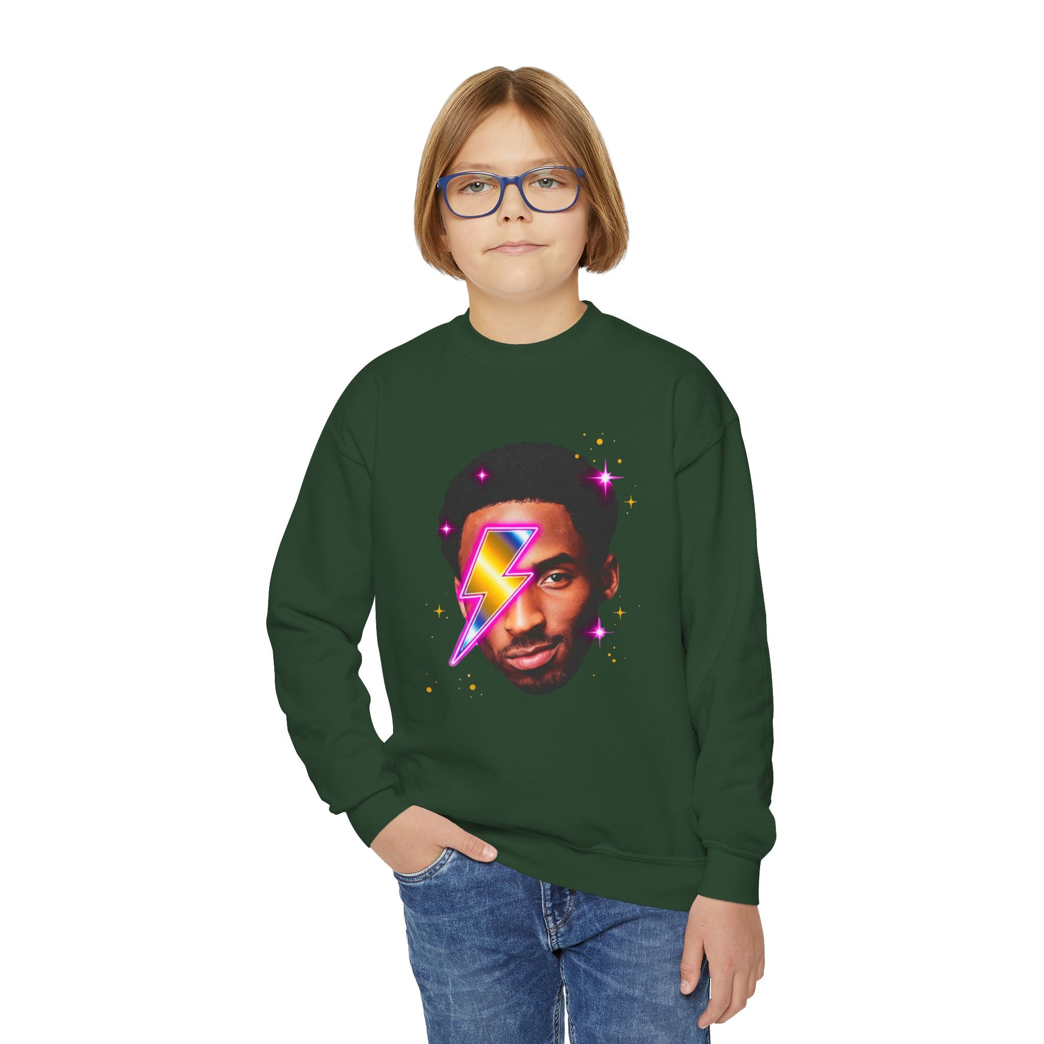 Youth Crewneck Sweatshirt - Pixie Sleeze