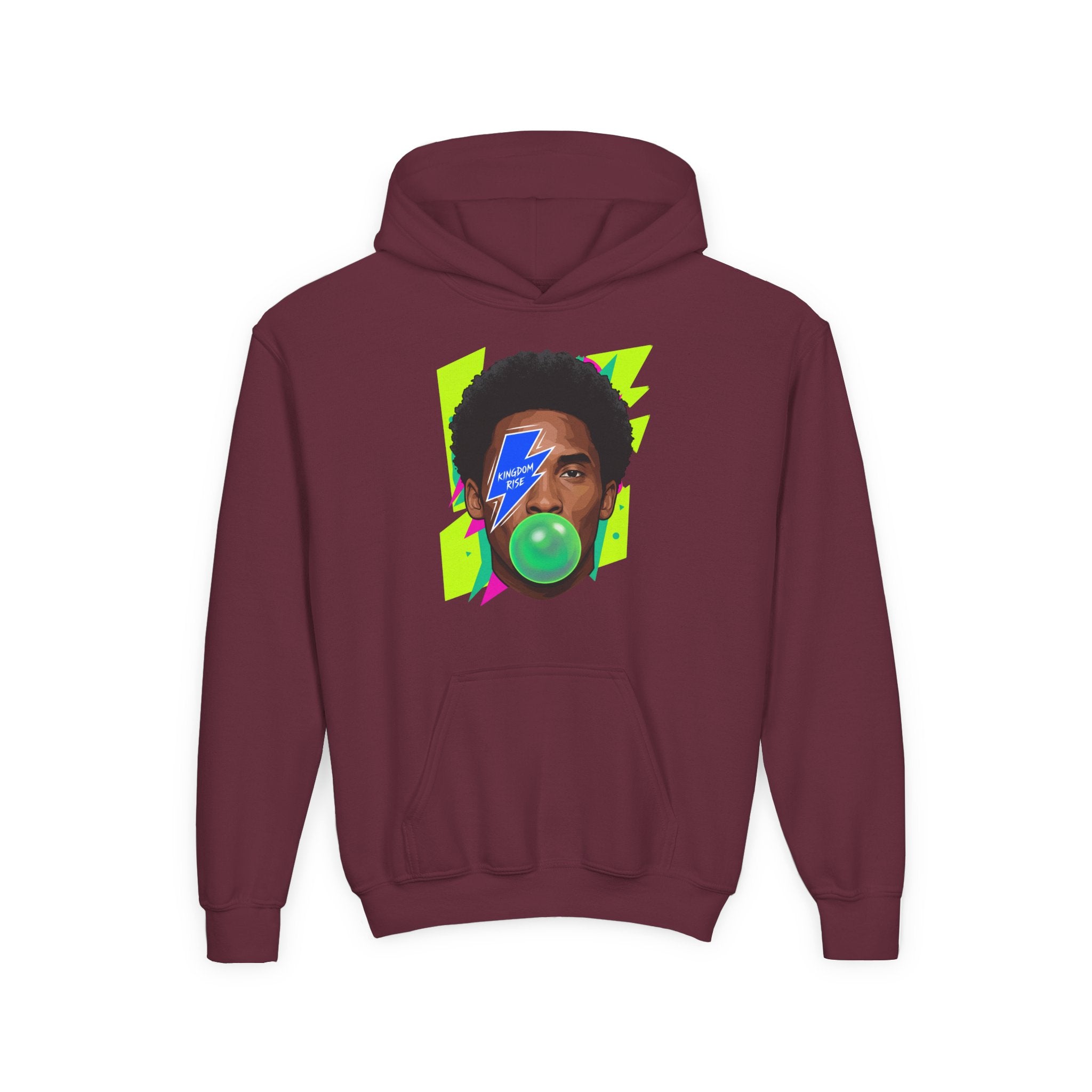 Youth Kobe Bubblegum Lightning Bolt Hoodie - Pixie Sleeze