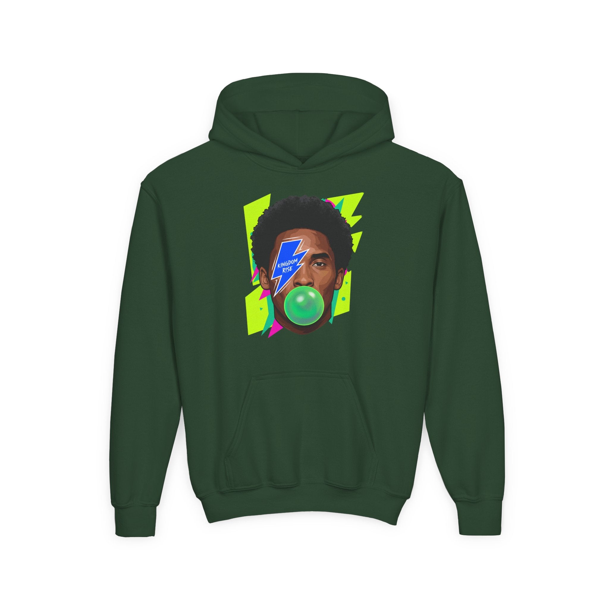 Youth Kobe Bubblegum Lightning Bolt Hoodie - Pixie Sleeze