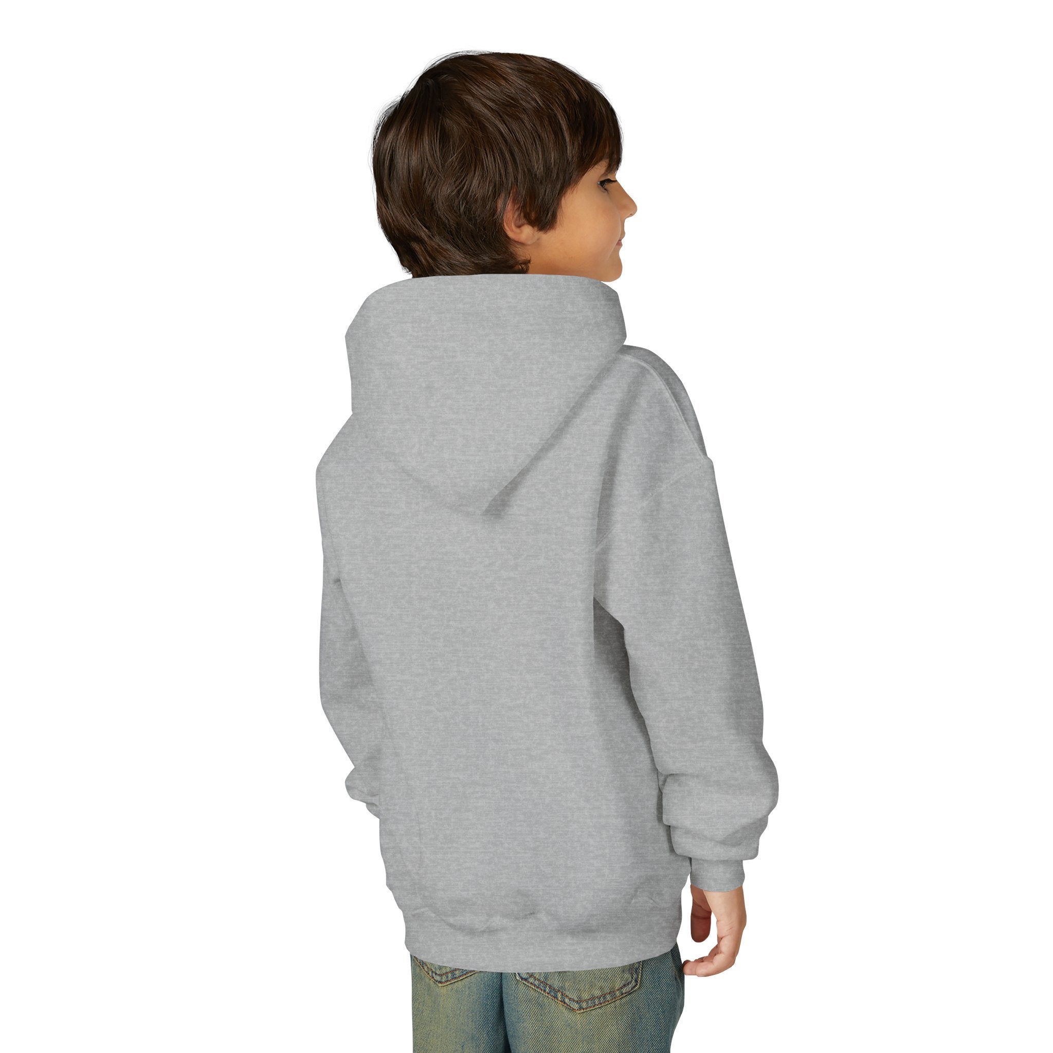Youth Hoodie – Retro Lightning Face Graphic Pullover - Pixie Sleeze