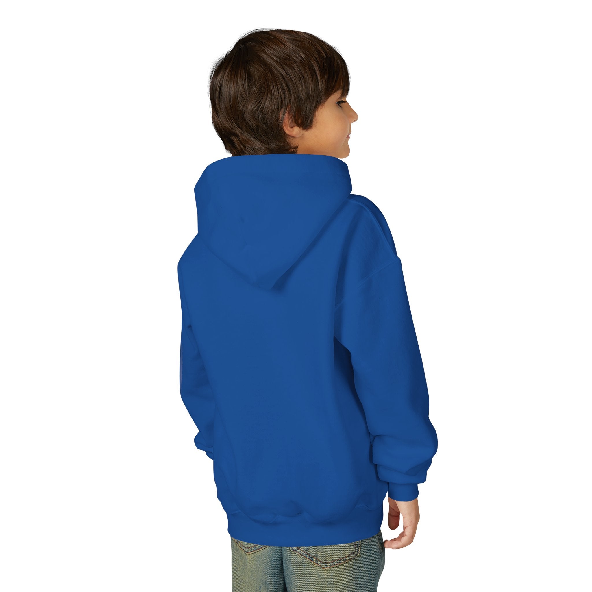 Youth Hoodie – Retro Lightning Face Graphic Pullover - Pixie Sleeze