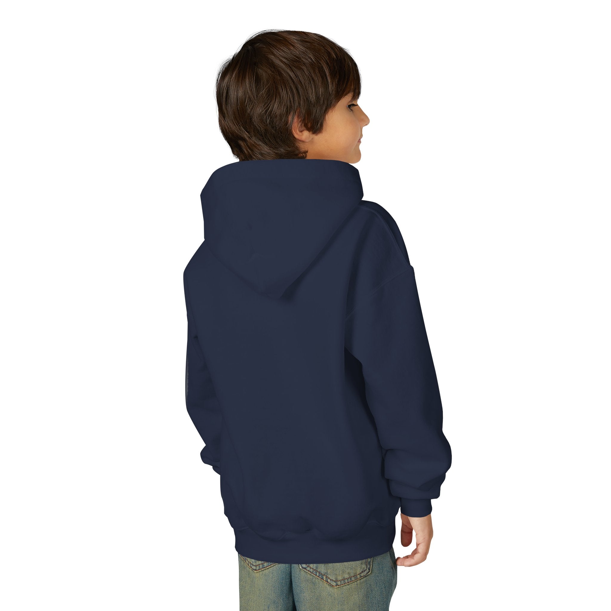 Youth Hoodie – Retro Lightning Face Graphic Pullover - Pixie Sleeze