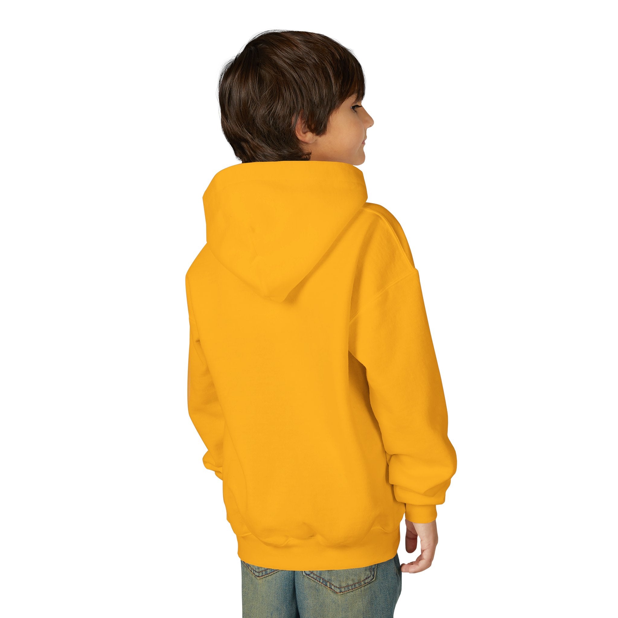 Youth Hoodie – Retro Lightning Face Graphic Pullover - Pixie Sleeze