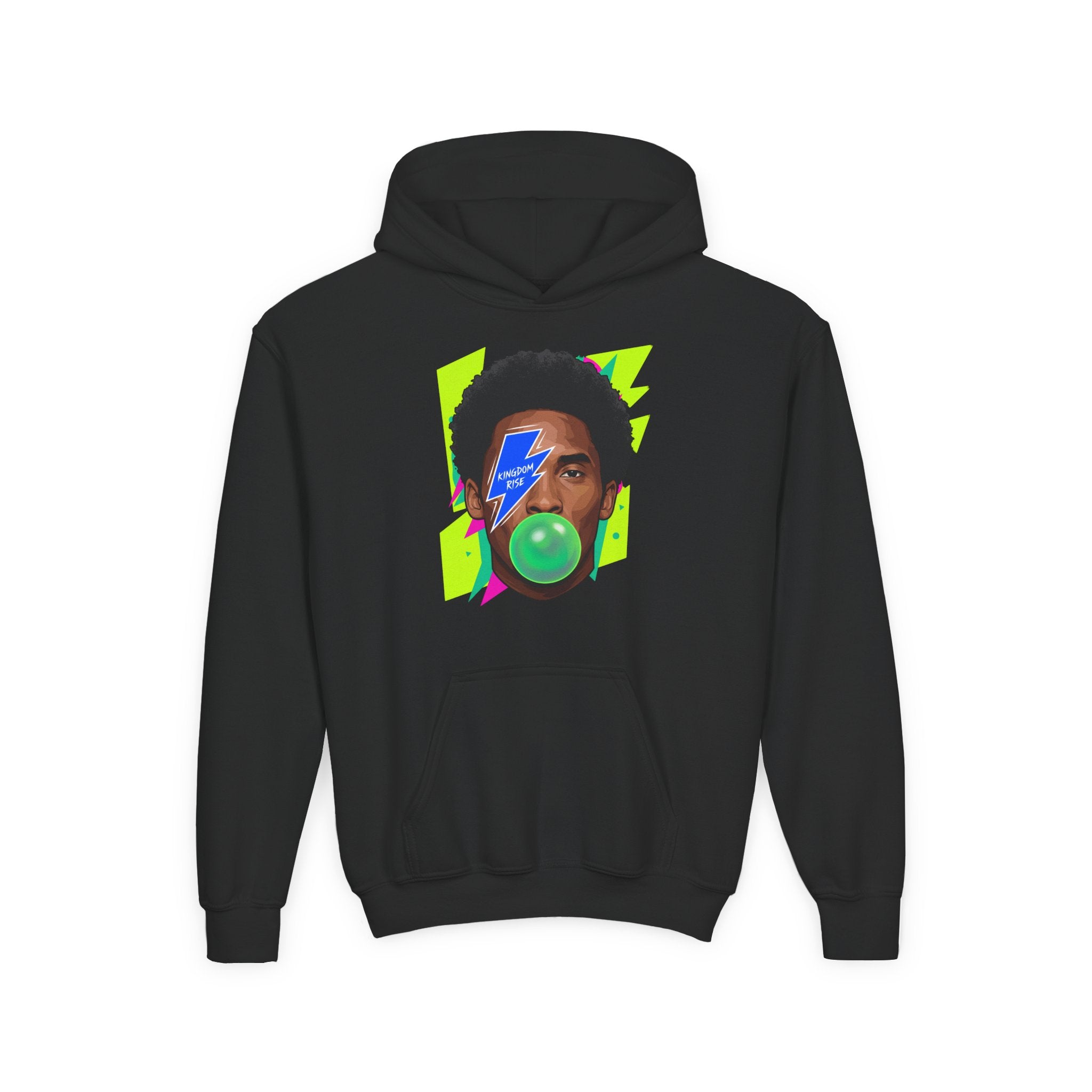 Youth Kobe Bubblegum Lightning Bolt Hoodie - Pixie Sleeze