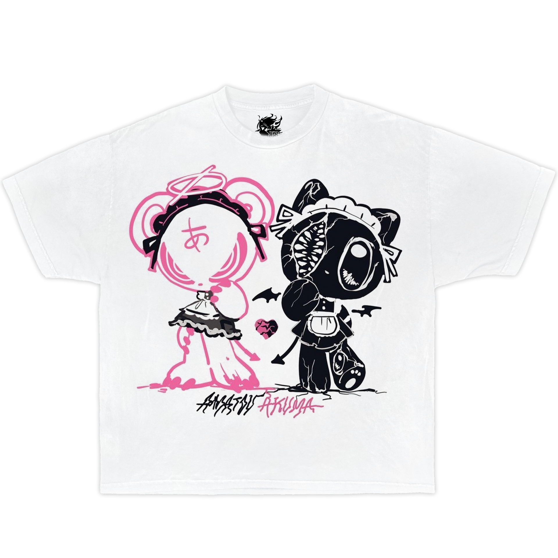 CREEPY CUTE Boxy Vintage Shirt Graphic Tee Streetwear Y2K