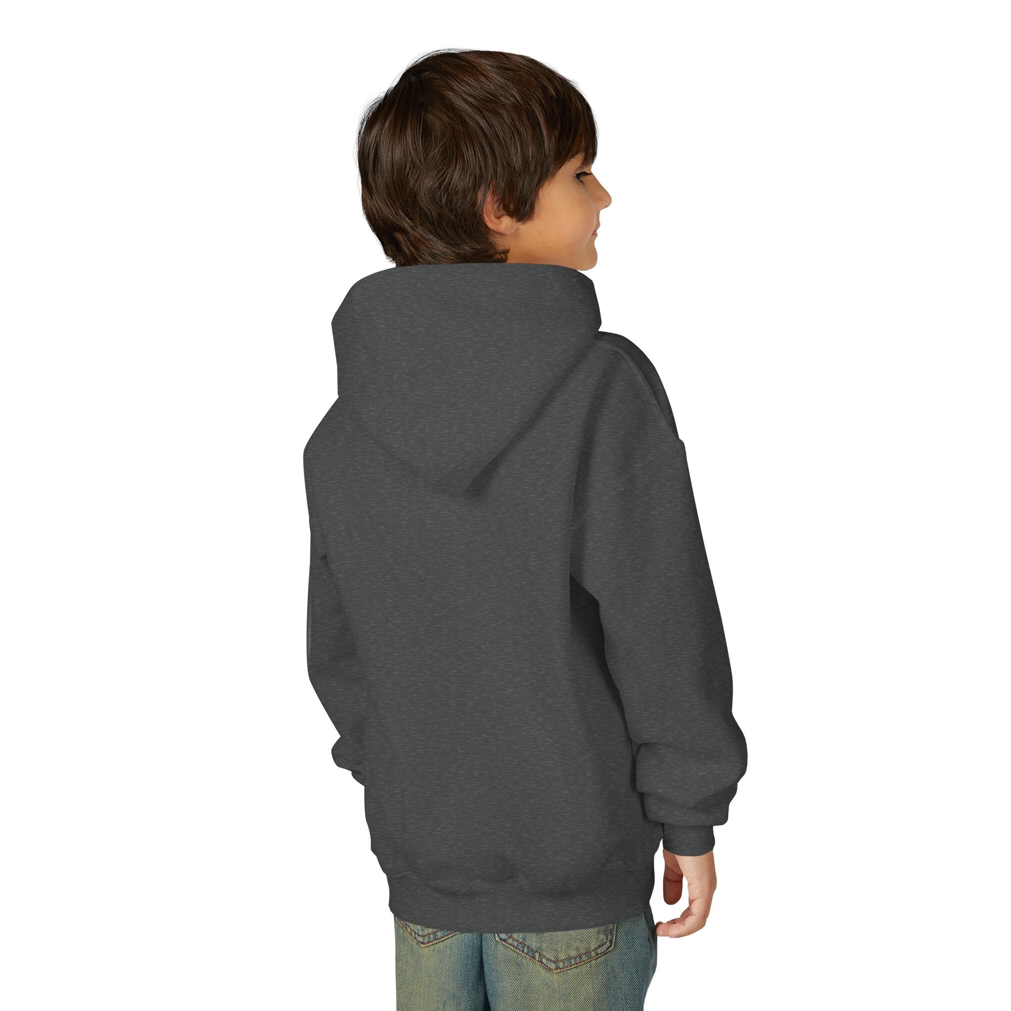 Youth Hoodie – Retro Lightning Face Graphic Pullover - Pixie Sleeze