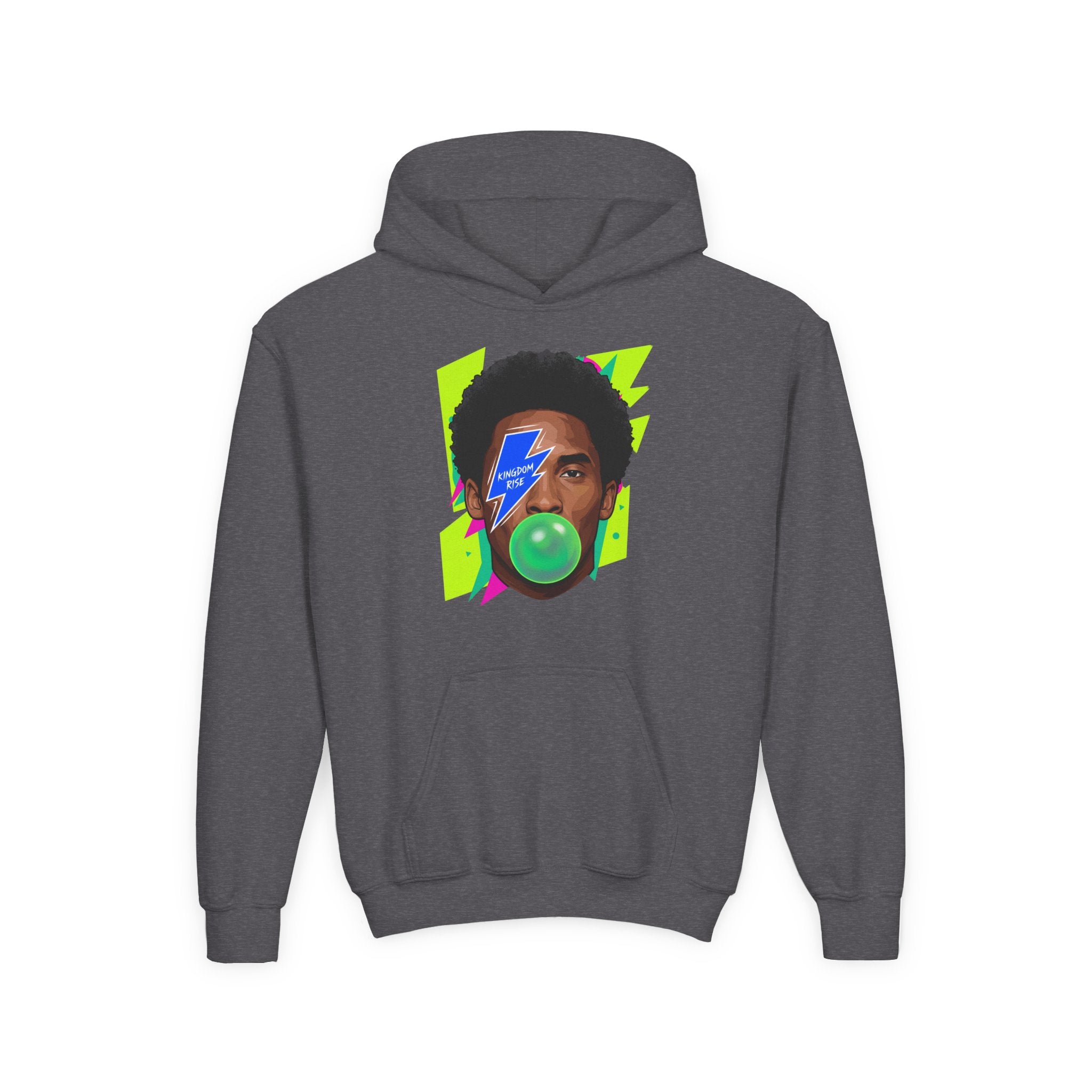 Youth Kobe Bubblegum Lightning Bolt Hoodie - Pixie Sleeze