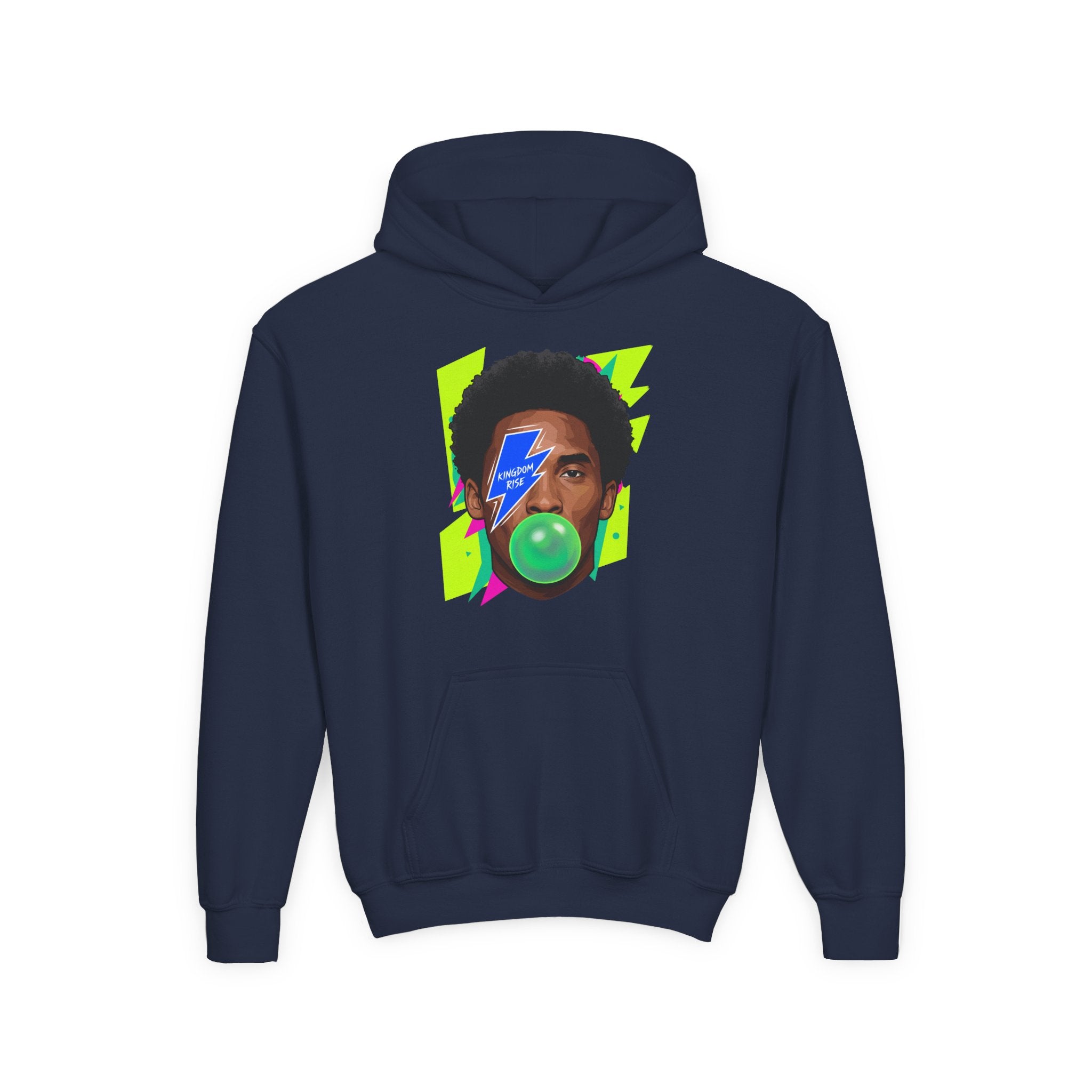Youth Kobe Bubblegum Lightning Bolt Hoodie - Pixie Sleeze