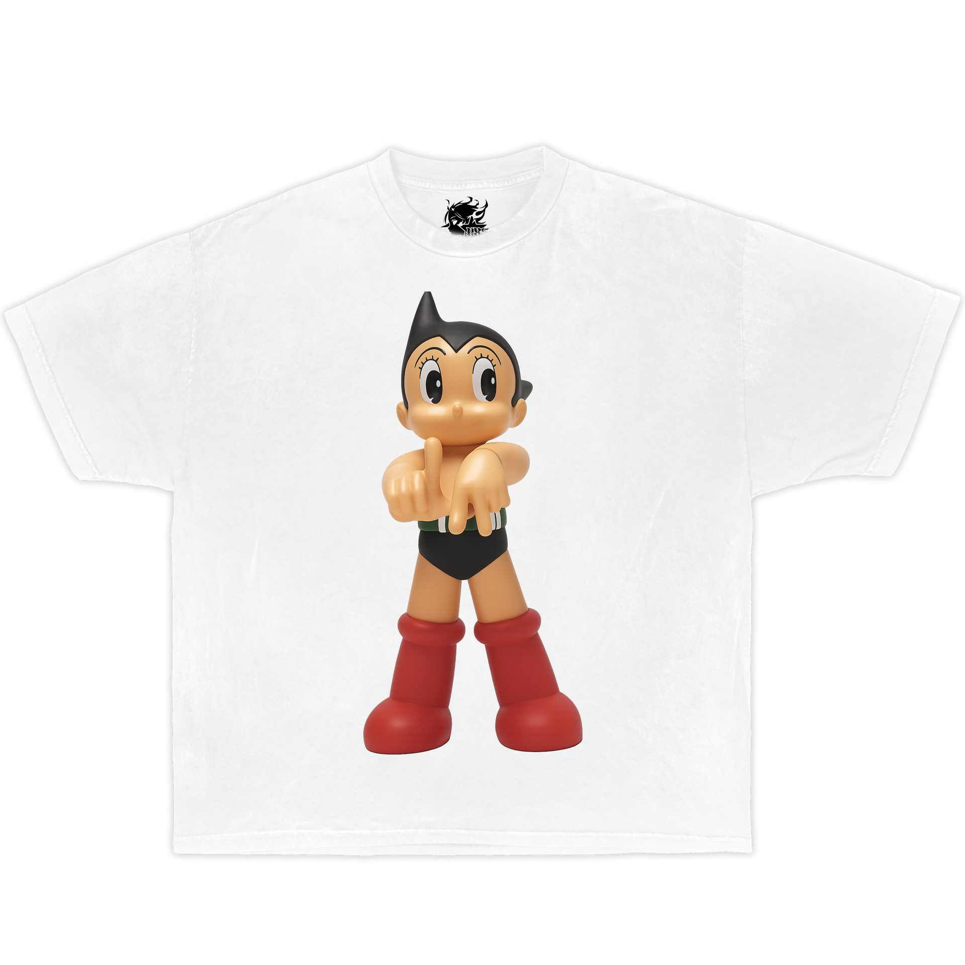 LA ASTRO BOY Boxy Vintage Shirt Graphic Cute Tees Streetwear Y2K