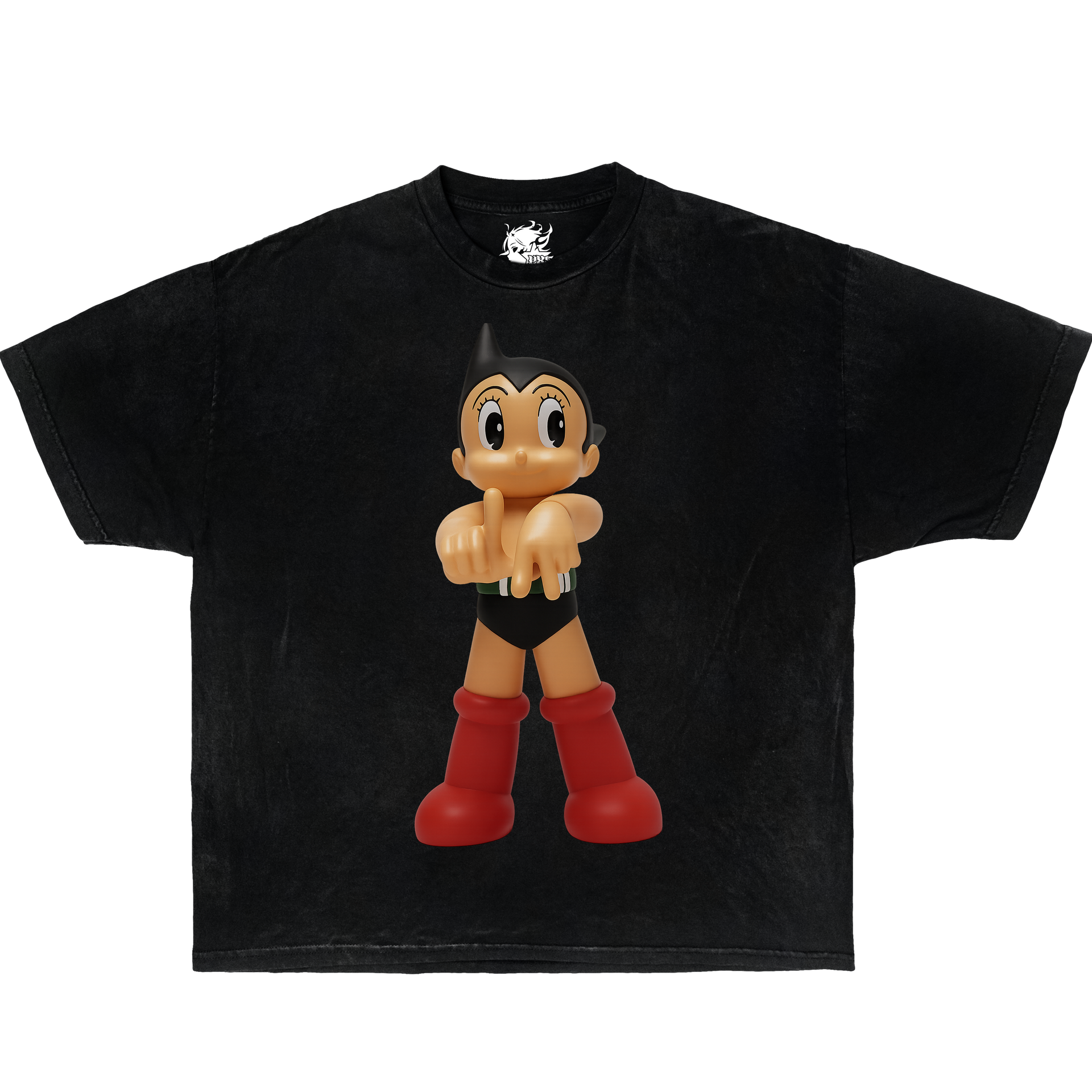 LA ASTRO BOY Boxy Vintage Shirt Graphic Cute Tees Streetwear Y2K
