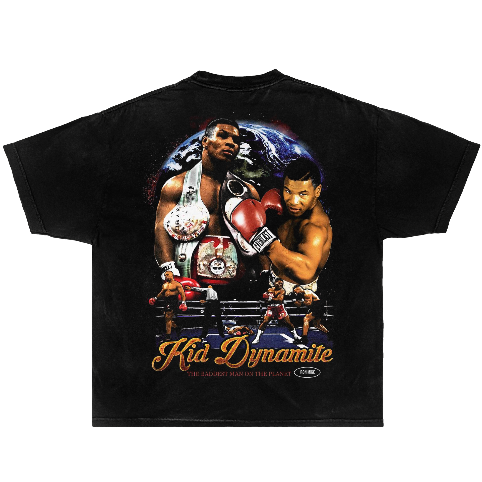 IRON MIKE TYSON Boxy Vintage Shirt Graphic Tee Streetwear Y2K