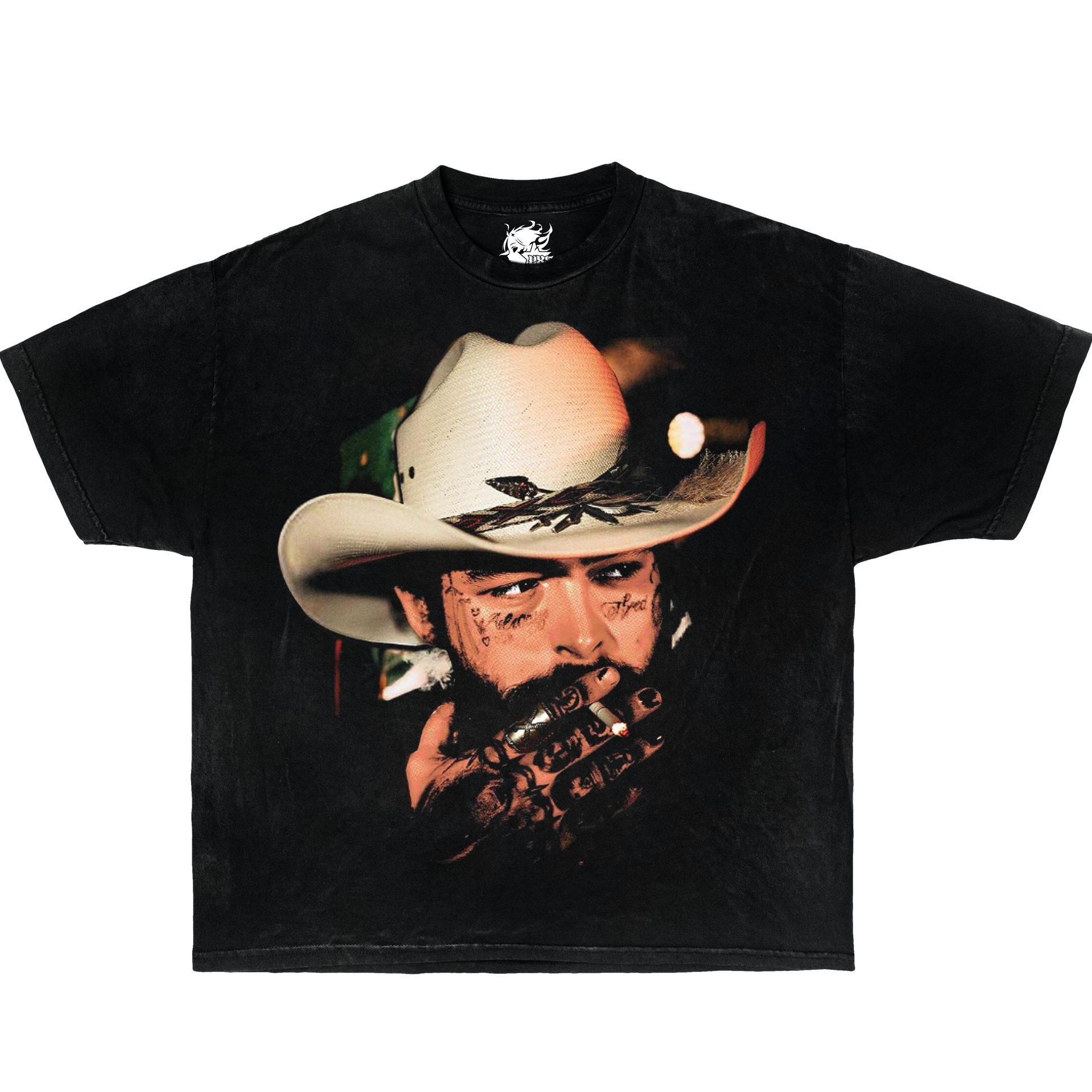 POST MALONE Boxy Vintage Shirt Graphic Tee Streetwear Y2K