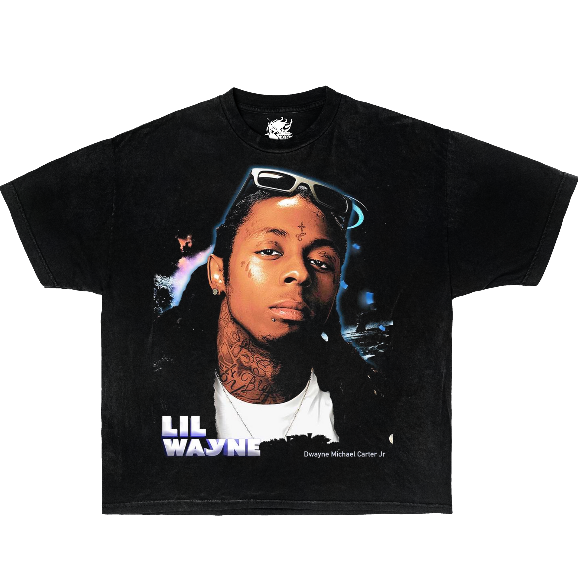 LIL WAYNE WEEZY Boxy Vintage Shirt Graphic Tee Rap Streetwear Y2K