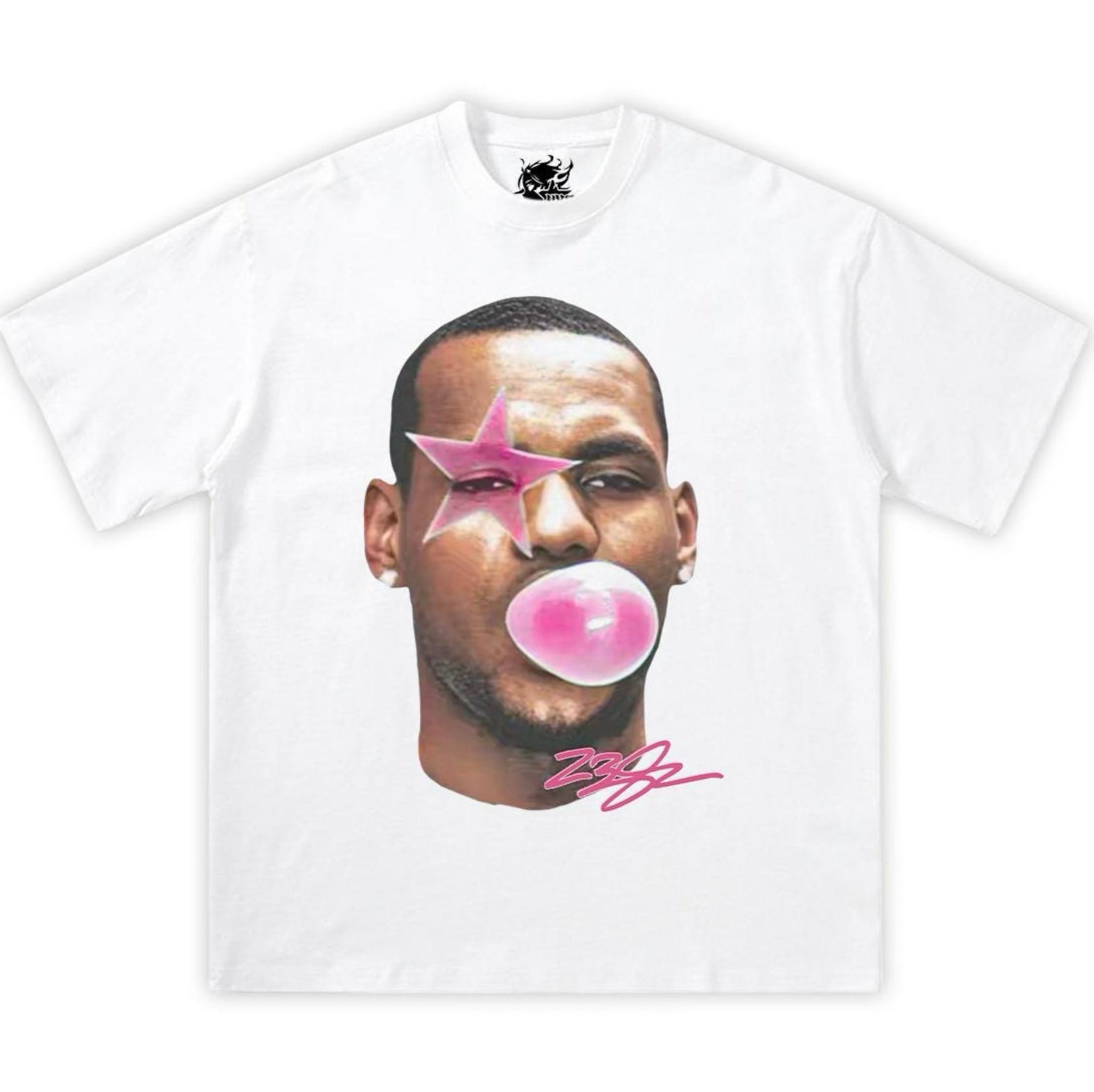 LEBRON BUBBLEGUM PINK Boxy Vintage Shirt Graphic Tee Streetwear Y2K