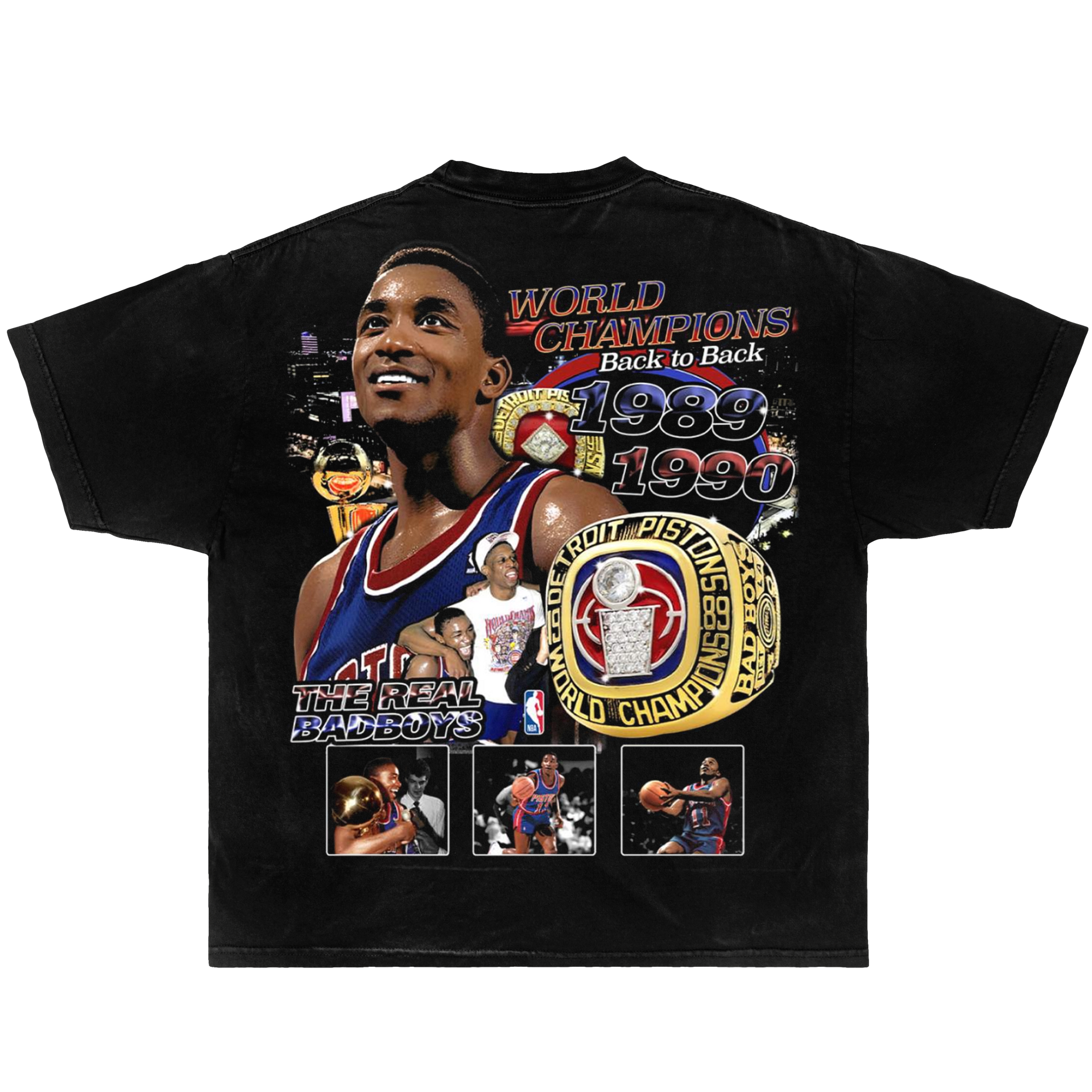 ISIAH THOMAS Boxy Vintage Shirt Graphic Tee Basketball Streetwear Y2K