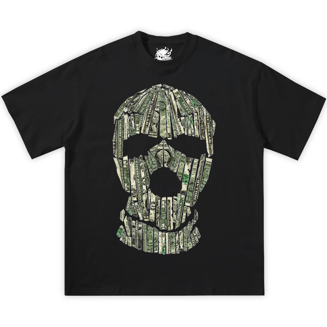 MONEY SKI MASK Boxy Vintage Shirt Graphic Tee Streetwear Y2K