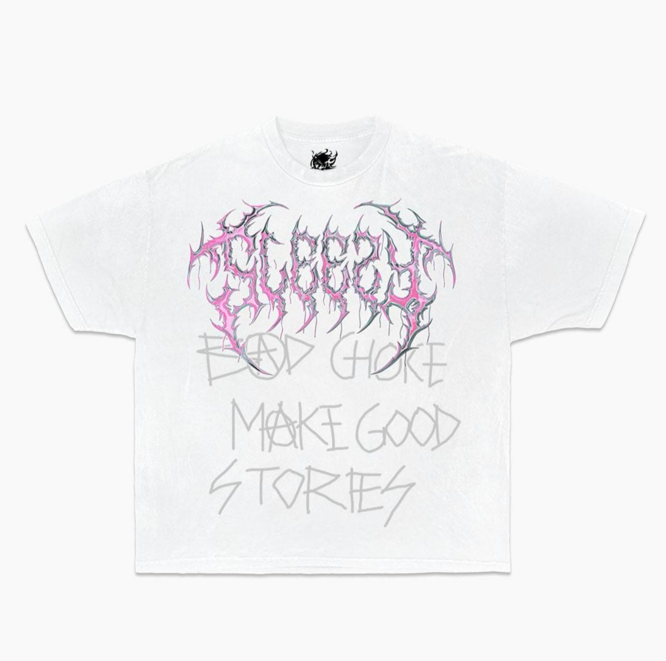 SLEEZY CHOICES Boxy Vintage Shirt Graphic Tee Streetwear Y2K