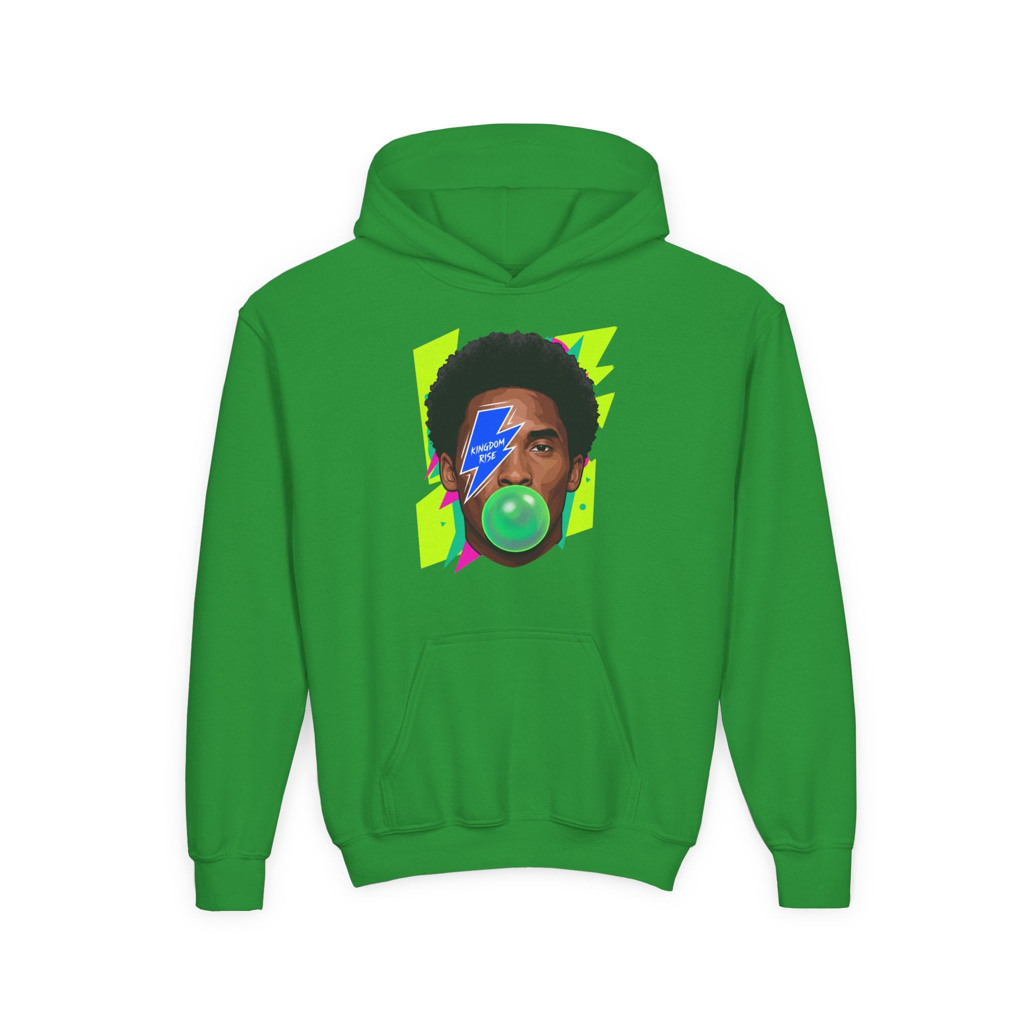 Youth Kobe Bubblegum Lightning Bolt Hoodie - Pixie Sleeze