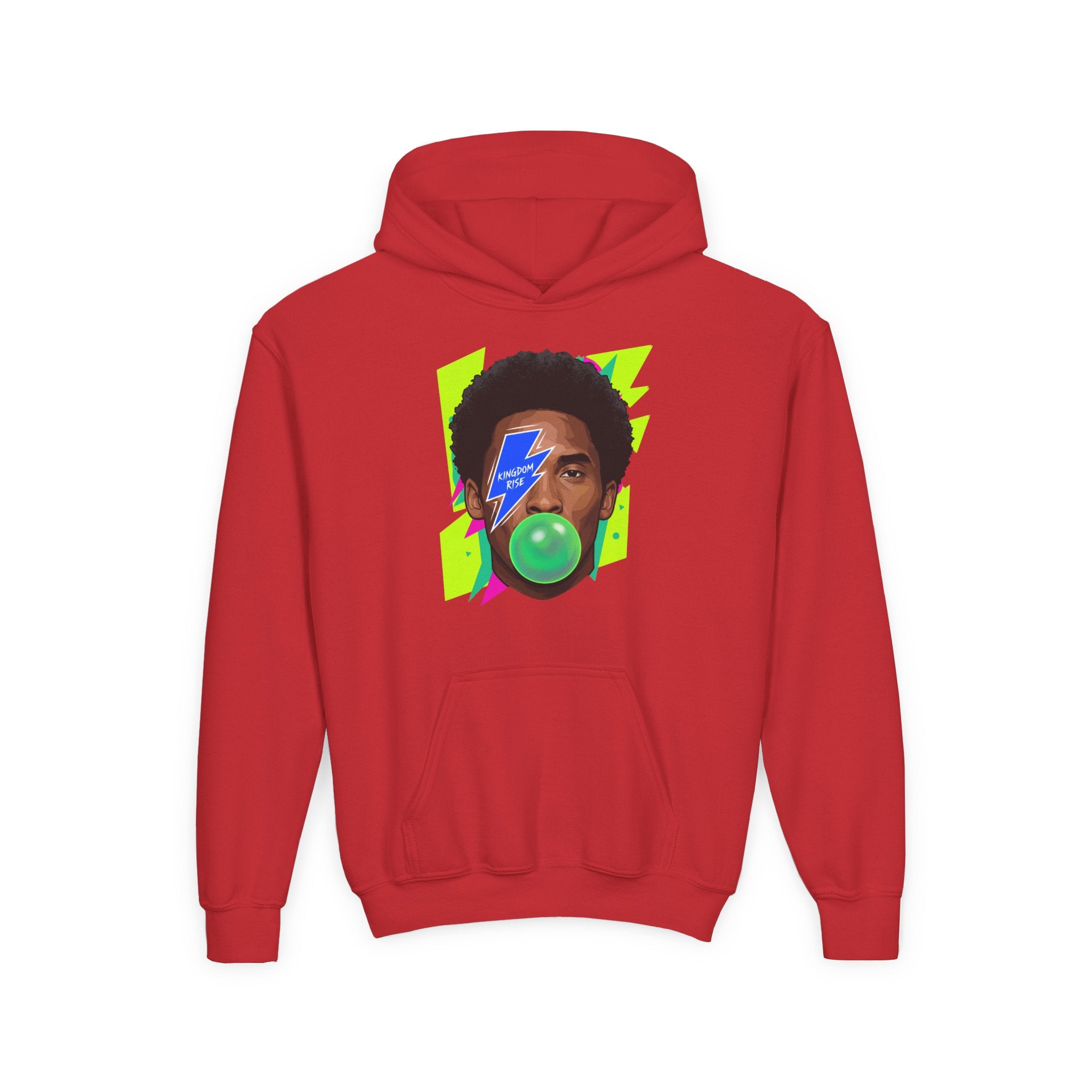 Youth Kobe Bubblegum Lightning Bolt Hoodie - Pixie Sleeze