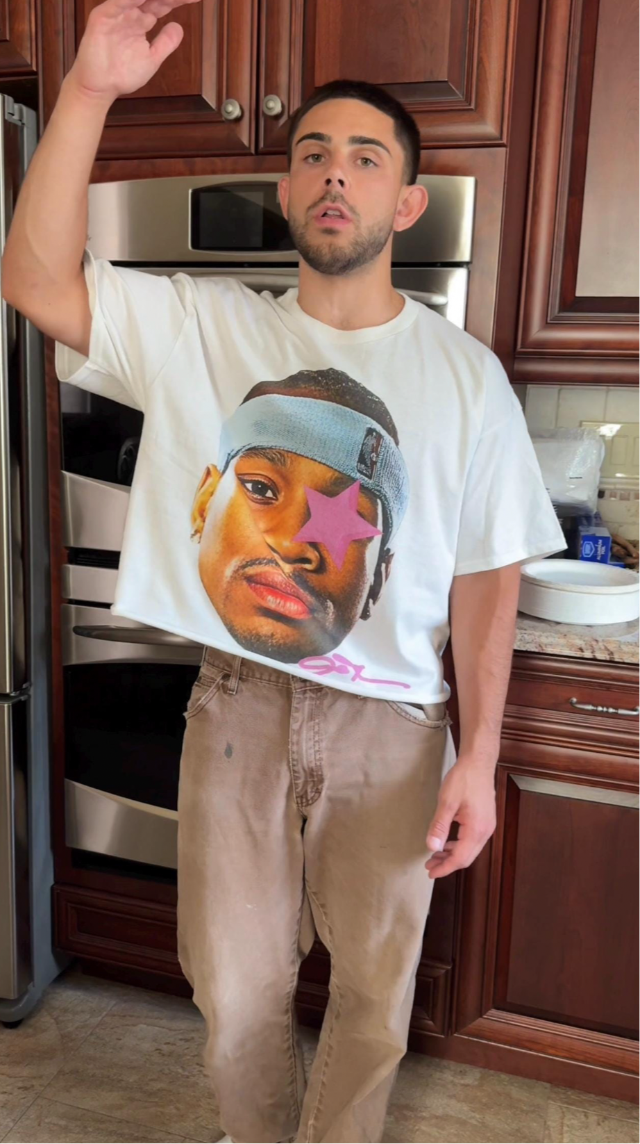 ALLEN IVERSON AI Boxy Vintage Shirt Graphic Tee Streetwear Y2K