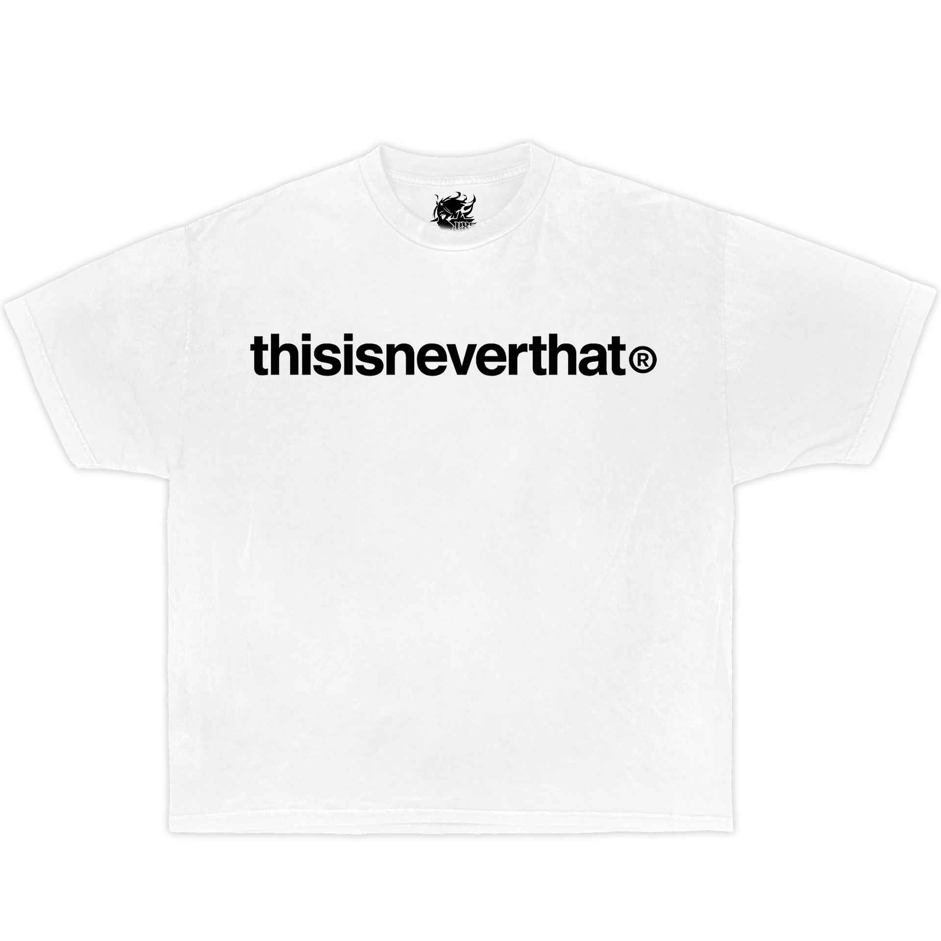 NEVER THAT Boxy Vintage Shirt Graphic Tee Streetwear Y2K