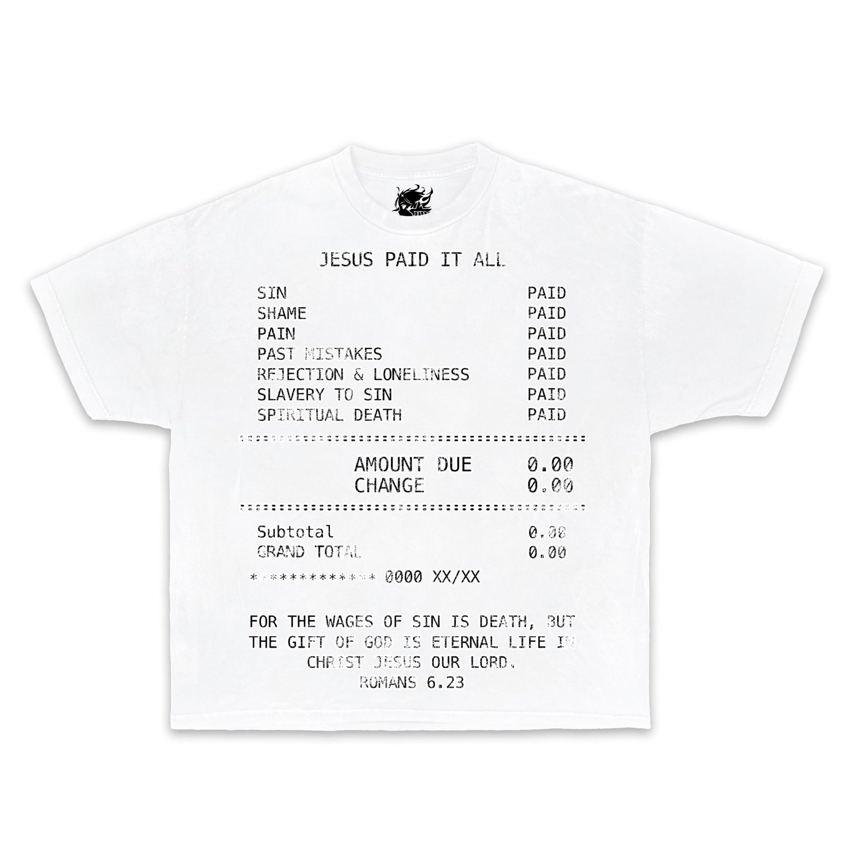 JC PAID Boxy Vintage Shirt Graphic Tee Streetwear Y2K