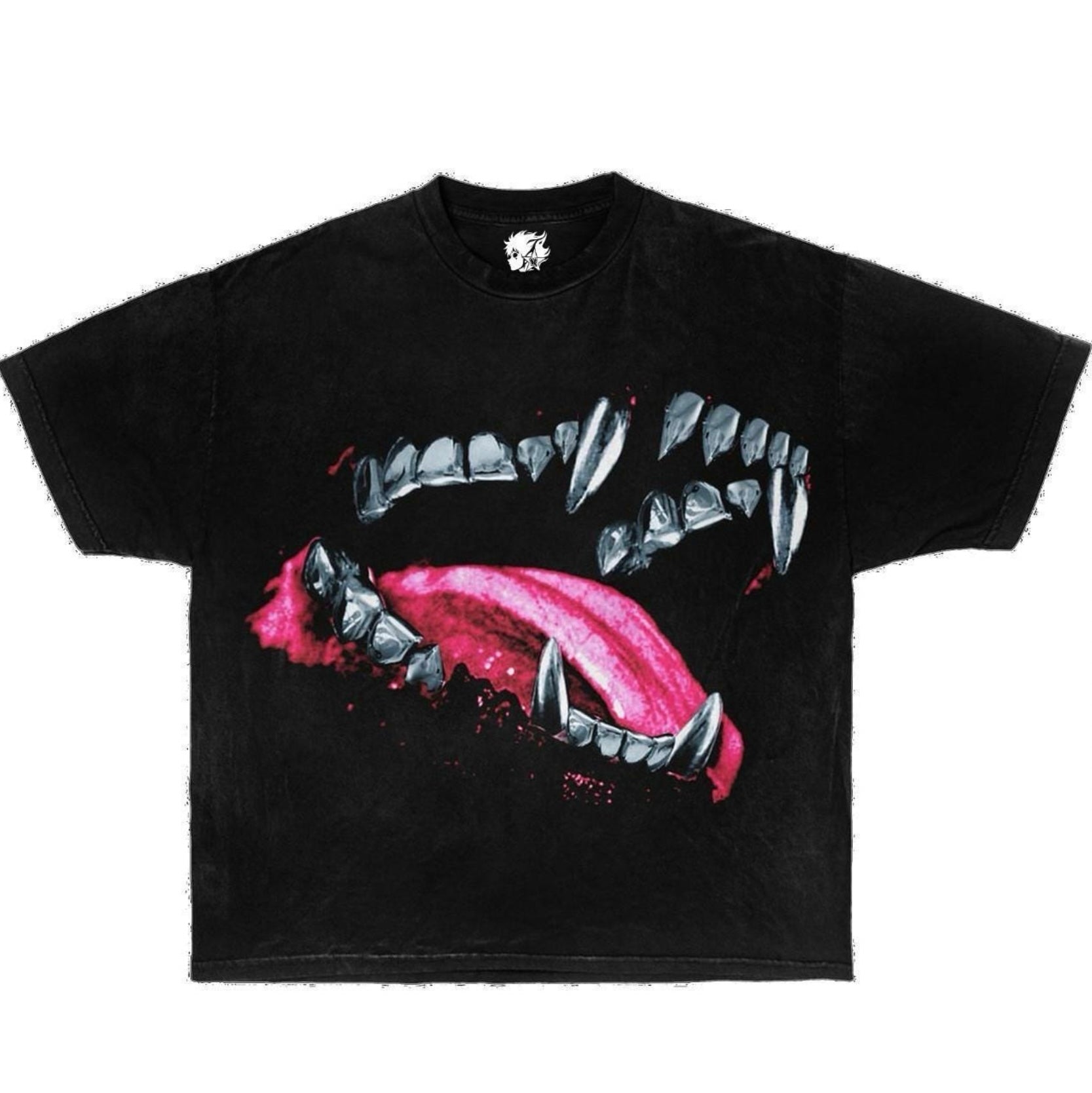 DOG BITE Boxy Vintage Shirt Graphic Tee Streetwear Y2K