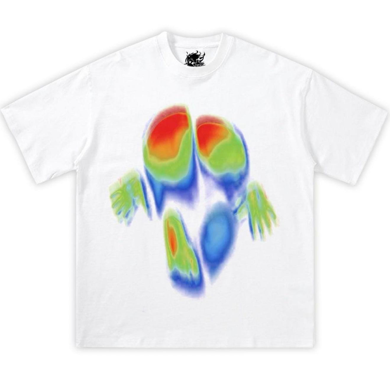 THERMAL VISION Boxy Vintage Shirt Graphic Tee Streetwear Y2K