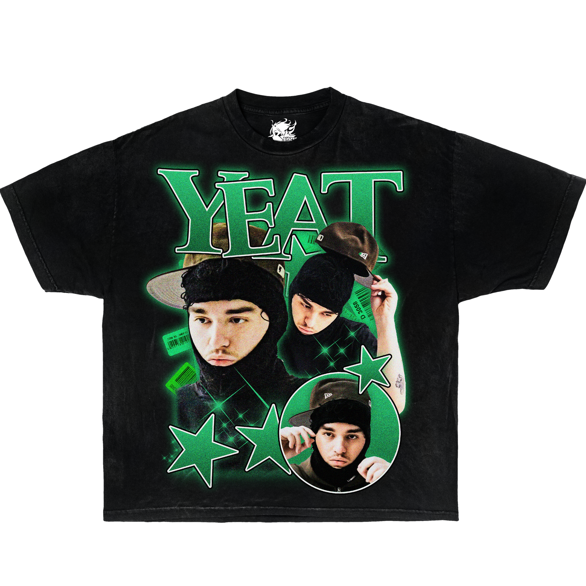 YEAT Boxy Vintage Shirt Graphic Tee Basketball Streetwear Y2K