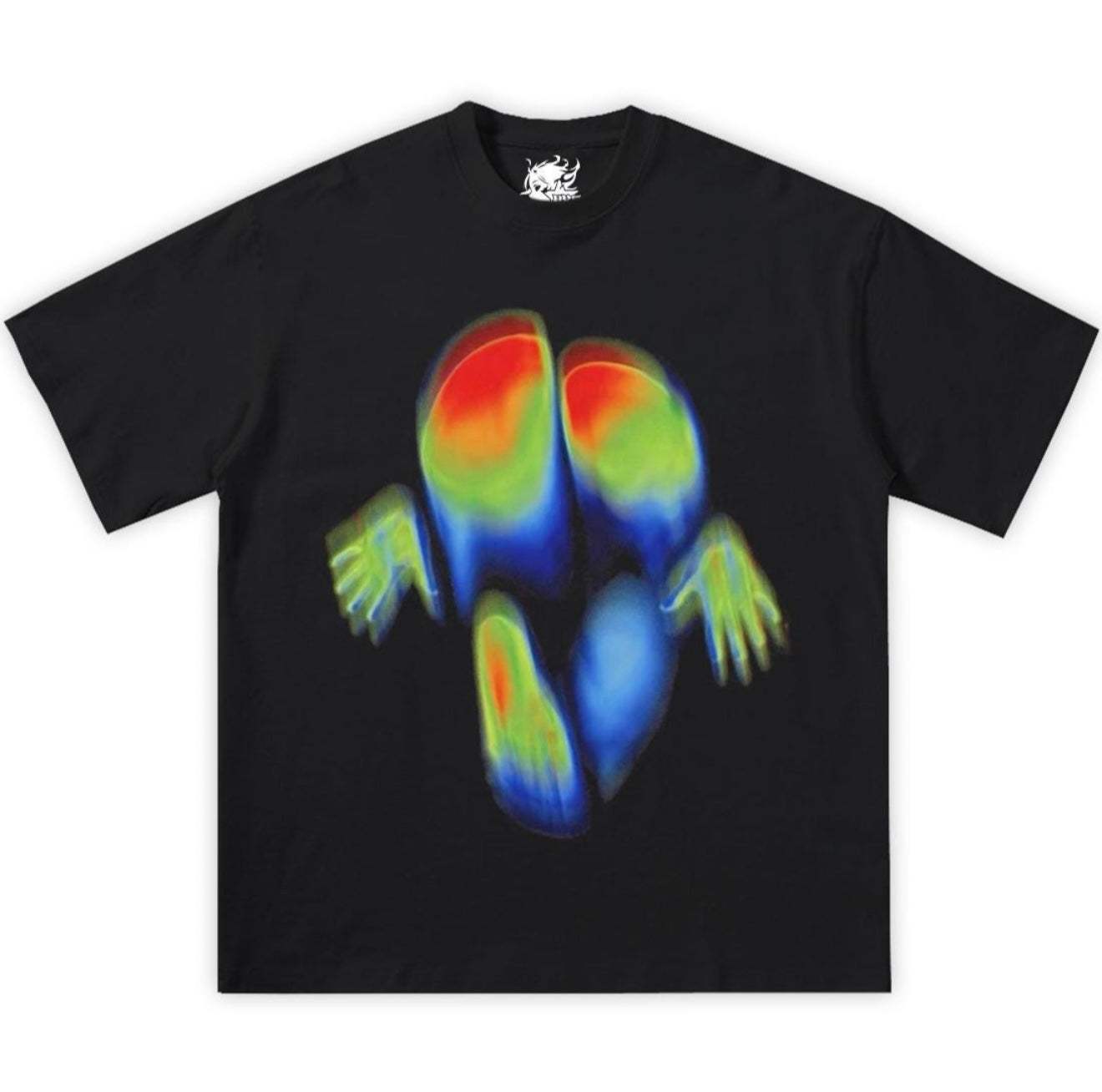 THERMAL VISION Boxy Vintage Shirt Graphic Tee Streetwear Y2K