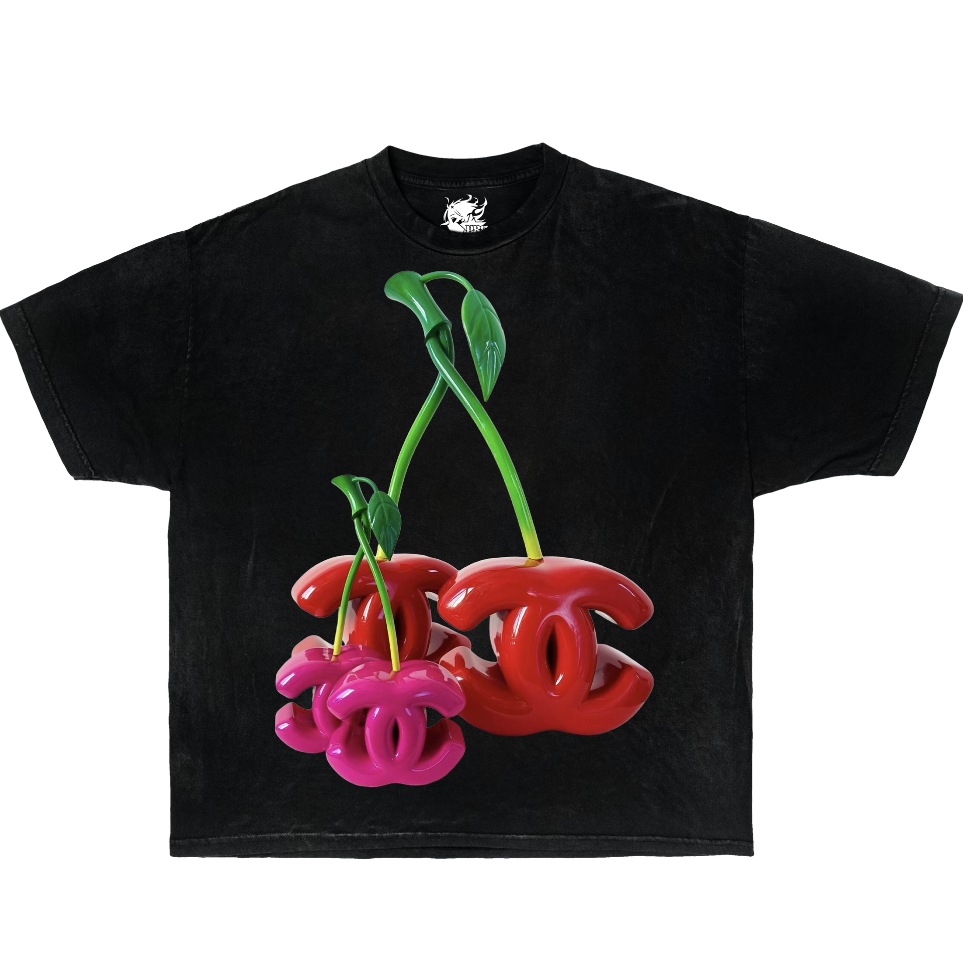CHERRY CHANEL Boxy Vintage Shirt Graphic Cute Tees Streetwear Y2K