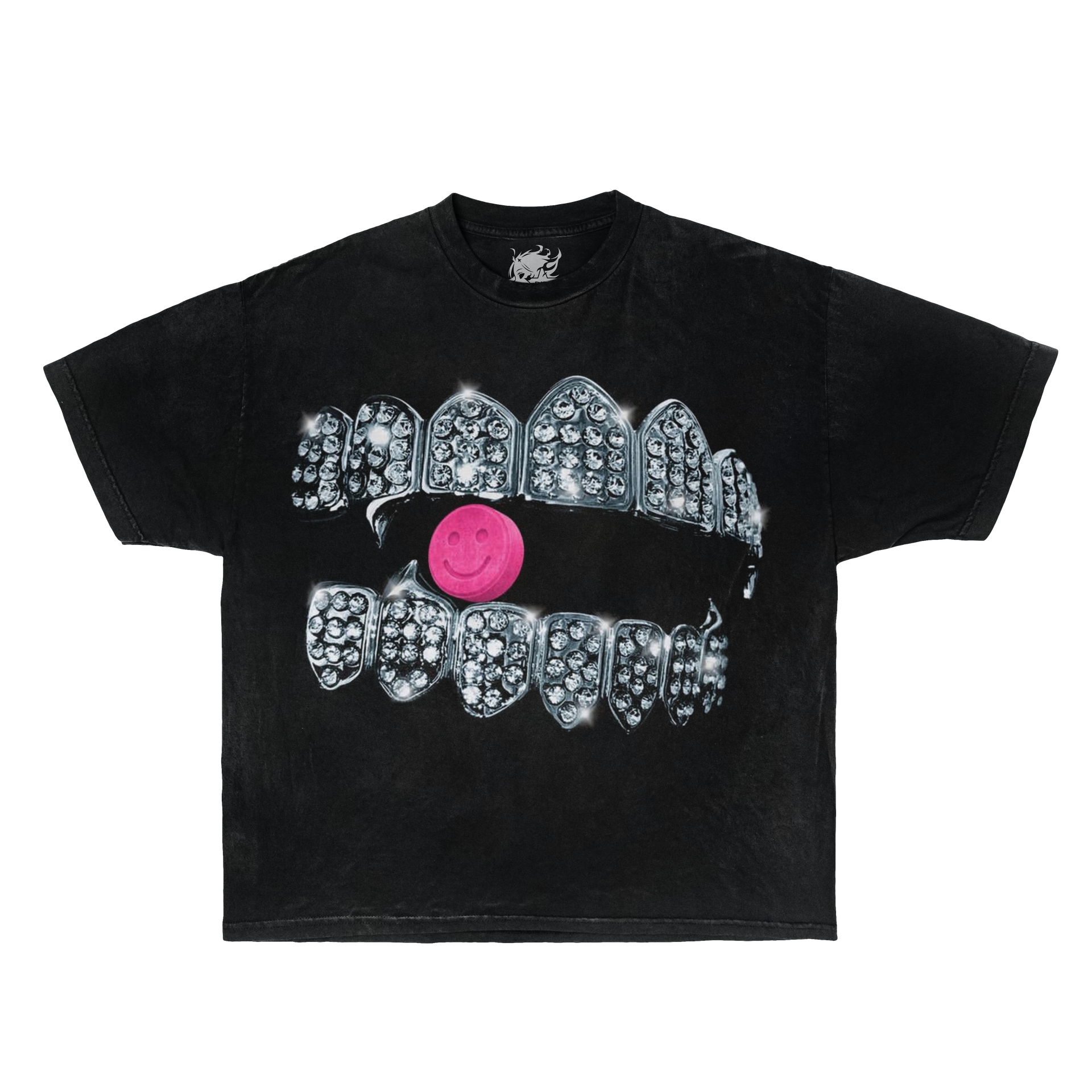 DIAMOND PERC Boxy Vintage Shirt Graphic Tee Streetwear Y2K
