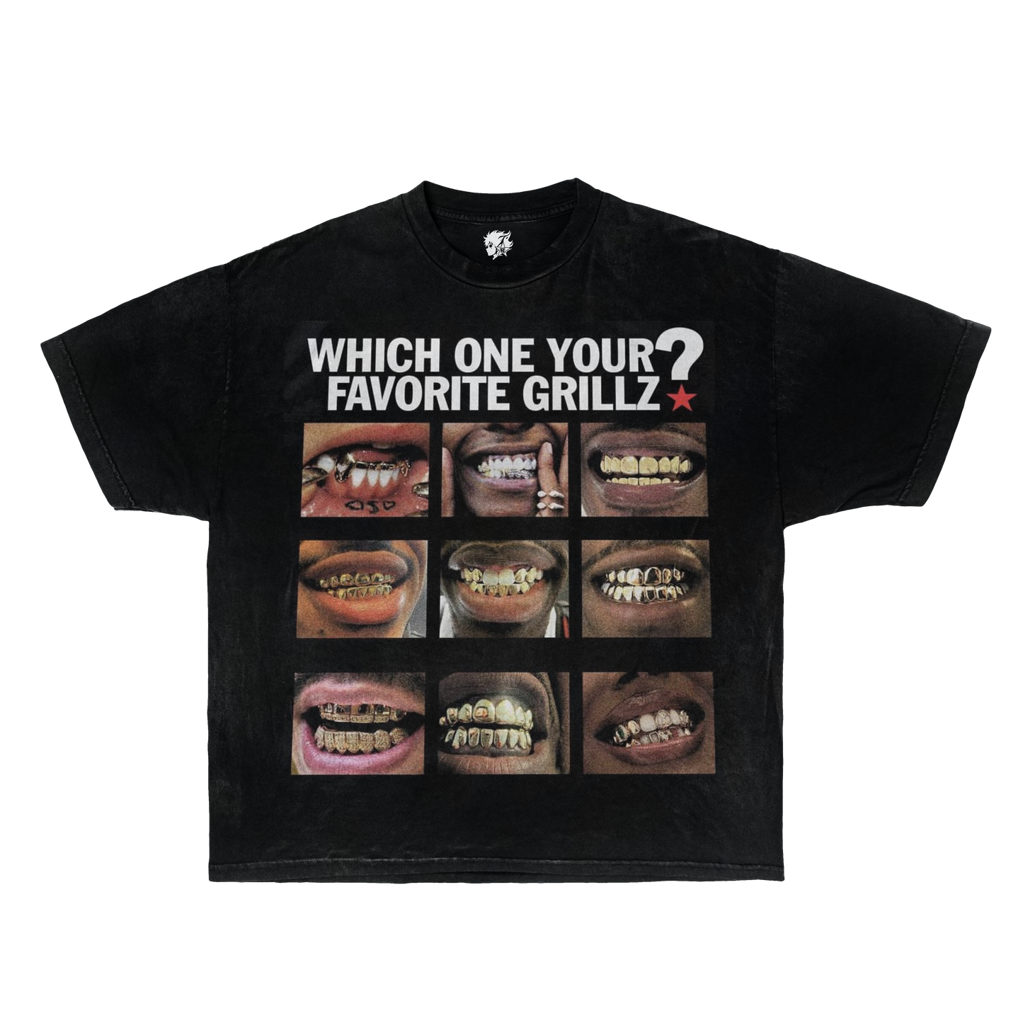 Favorite Grillz ? Boxy Garment-Dyed Shirt