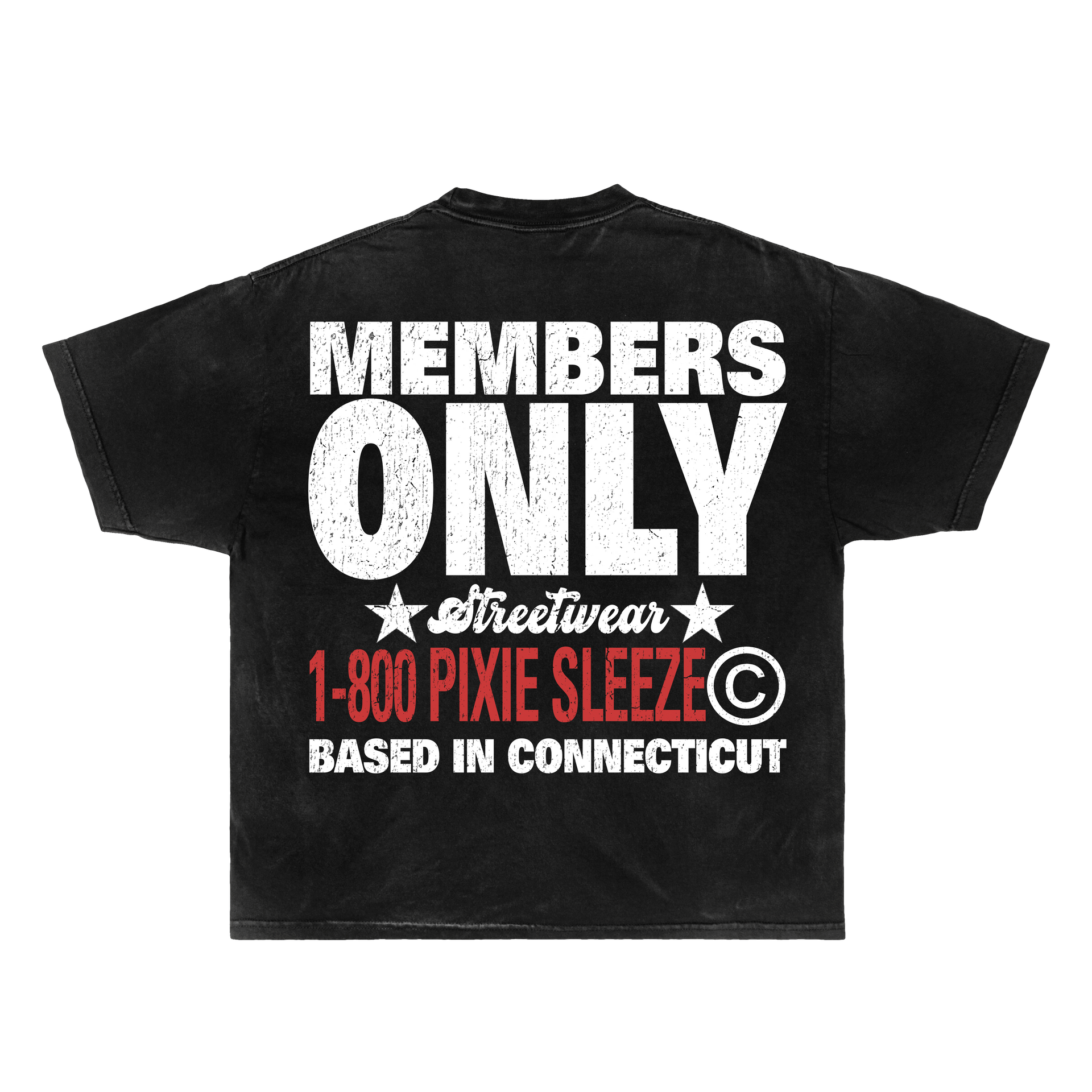 PXS MEMBERS ONLY TEE Boxy Vintage Shirt Graphic Tee Streetwear Y2K